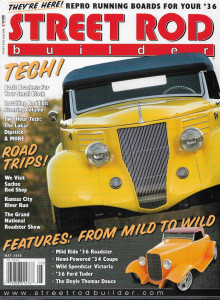 STREET ROD BUILDER 2008 MAY - RUNNINGBOARDS, MOUSE BRACKETS, TRANNY DIPSTICK